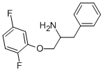 1-(2,5-DIFLUOROPHENOXY)-3-PHENYL-2-PROPANAMINE 结构式