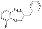 1-(2,6-DIFLUOROPHENOXY)-3-PHENYL-2-PROPANAMINE 结构式