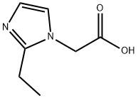 2-(2-乙基-1H-咪唑-1-基)乙酸 结构式