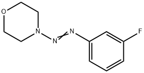 4-[(3-FLUOROPHENYL)AZO]-MORPHOLINE 结构式