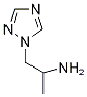 1-甲基-2-[1,2,4]三唑-1-基-乙胺 结构式