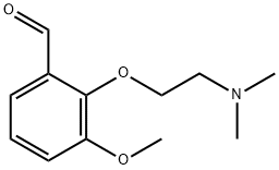 2-(2-DIMETHYLAMINO-ETHOXY)-3-METHOXY-BENZALDEHYDE 结构式