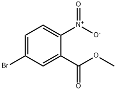 5-溴-2-硝基苯甲酸甲酯 结构式