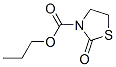 3-Thiazolidinecarboxylic  acid,  2-oxo-,  propyl  ester 结构式