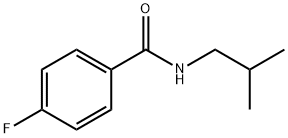 4-氟-N-异丁基苯甲酰胺 结构式