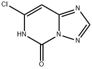 7-chloro-[1,2,4]triazolo[1,5-c]pyriMidin-5-ol 结构式