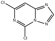 5,7-二氯-[1,2,4]三唑并[1,5-C]嘧啶 结构式