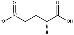 (R)-2-甲基-4-硝基丁酸 结构式