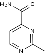 2-甲基嘧啶-4-甲酰胺 结构式