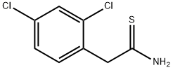2-(2,4-二氯苯基)硫代乙酰胺 结构式