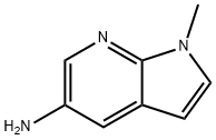 1-甲基-1H-吡咯并[2,3-B]吡啶-5-胺 结构式