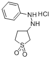 1-Phenyl-2-(tetrahydrothien-3-yl)hydrazine dioxide hydrochloride 结构式