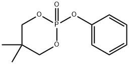 5,5-DIMETHYL-2-PHENOXY-1,3,2Λ5-DIOXAPHOSPHINANE 2-OXIDE 结构式