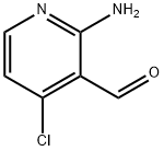 2-氨基-4-氯烟醛 结构式