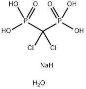 氯屈膦酸二钠(四水合物) 结构式