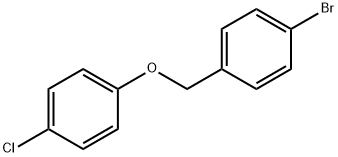 1-BroMo-4-(4-chlorophenoxyMethyl)benzene 结构式