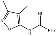 1-(3,4-二甲基异恶唑-5-基)胍 结构式