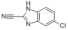 1H-Benzimidazole-2-carbonitrile,5-chloro-(9CI) 结构式
