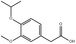 2-(4-异丙氧基-3-甲氧基苯基)乙酸 结构式