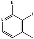 2-溴-3-碘-4-甲基吡啶 结构式