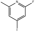 2-氟-6-甲基-4-碘吡啶 结构式