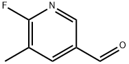 6-氟-5-甲基-3-吡啶甲醛 结构式