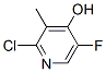 4-Pyridinol,  2-chloro-5-fluoro-3-methyl- 结构式