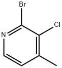 2-溴-3-氯-4-甲基吡啶 结构式