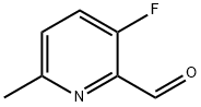 3-氟-6-甲基-2-吡啶甲醛 结构式