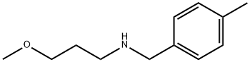 3-甲氧基-N-(4-甲基苄基)丙-1-胺 结构式