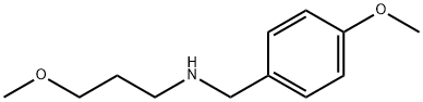 3-甲氧基-N-(4-甲氧基苄基)丙-1-胺 结构式