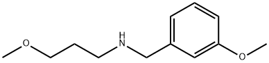 3-甲氧基-N-(3-甲氧基苄基)丙-1-胺 结构式