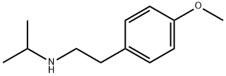 N-4-甲氧基苯乙基异丙胺 结构式