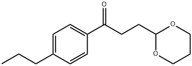 3-(1,3-DIOXAN-2-YL)-4'-N-PROPYL PROPIOPPHENONE 结构式