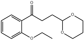 3-(1,3-DIOXAN-2-YL)-2'-ETHOXYPROPIOPHENONE 结构式