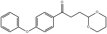 3-(1,3-DIOXAN-2-YL)-4'-PHENOXYPROPIOPHENONE 结构式