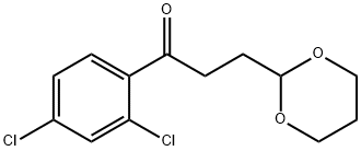 2',4'-DICHLORO-3-(1,3-DIOXAN-2-YL)-PROPIOPHENONE 结构式