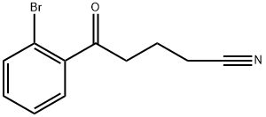5-(2-溴苯基)-5-氧代戊腈 结构式