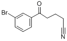 5-(3-溴苯基)-5-氧代戊腈 结构式