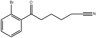 6-(2-BROMOPHENYL)-6-OXOHEXANENITRILE 结构式