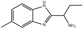 1-(5-METHYL-1H-BENZIMIDAZOL-2-YL)PROPAN-1-AMINE 结构式