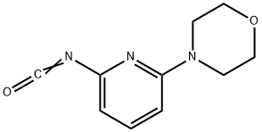 4-(6-异氰吡啶-2-基)吗啉 结构式