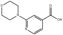 2-THIOMORPHOLINOISONICOTINIC ACID 结构式