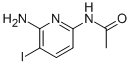 N-(6-AMINO-5-IODO-PYRIDIN-2-YL)-ACETAMIDE 结构式