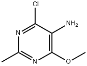 4-氯-6-甲氧基-2-甲基嘧啶-5-胺 结构式