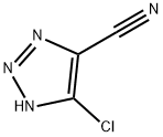 5-氯-1H-[1,2,3]三唑-4-甲腈 结构式