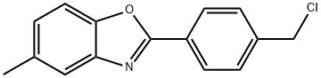 2-(4-(ChloroMethyl)phenyl)-5-Methylbenzoxazole 结构式