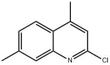 2-氯-4,7-二甲基喹啉 结构式