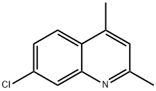 7-氯-2,4-二甲基喹啉 结构式
