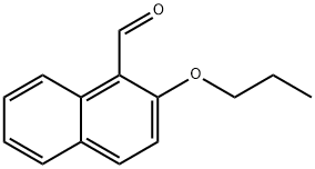 2-丙氧基萘-1-甲醛 结构式